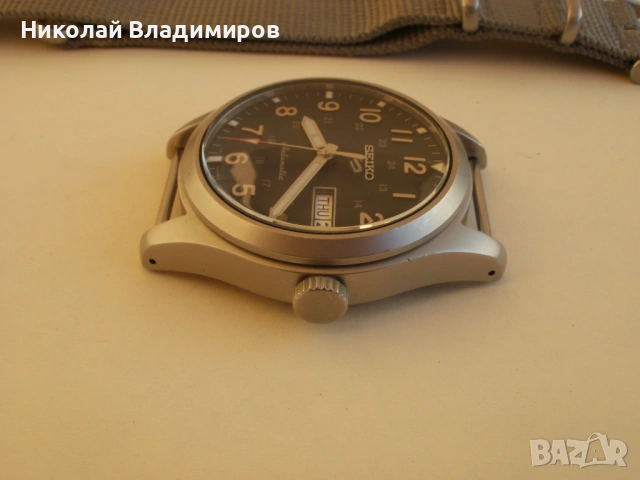 Seiko 4R36 оригинален мъжки Японски голям ръчен часовник, снимка 5 - Мъжки - 53636522