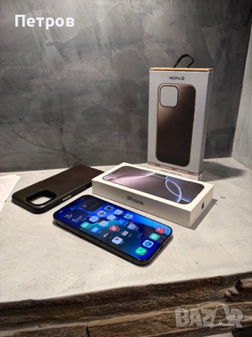 КАТО ЧИСТО НОВ Iphone 16 Pro Max Black, 100% батерия, снимка 8 - Apple iPhone - 54227201
