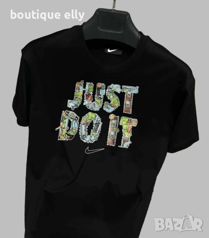 мъжка тениска в бяло и черно, снимка 2 - Тениски - 53222404