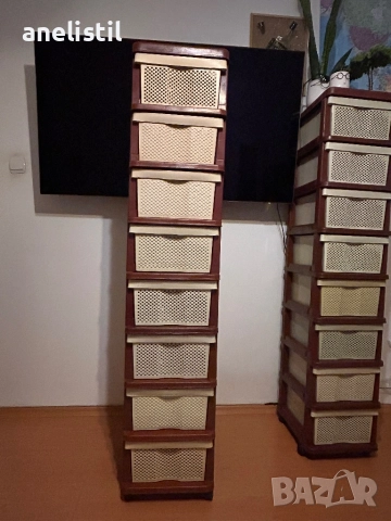 Пластмасови шкафове с 8 чекмеджета 