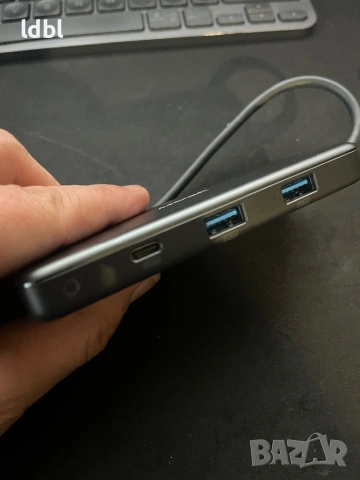 USB docking станция anker 7 in 1 , снимка 2 - Друга електроника - 54008567