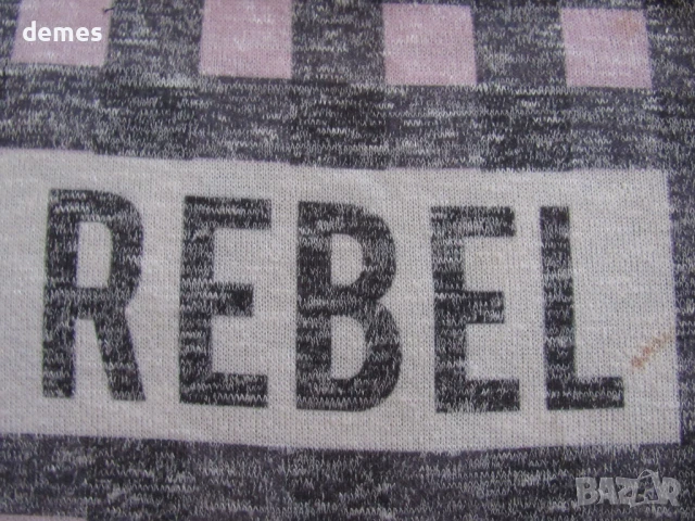 Дамска блуза REBEL, размер М, снимка 3 - Блузи с дълъг ръкав и пуловери - 51390000