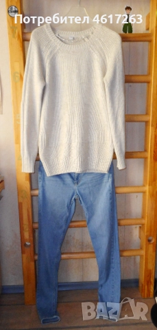 Пуловер s.Oliver и дънки LEVI'S - 170*176 см, снимка 3 - Комплекти - 52250654
