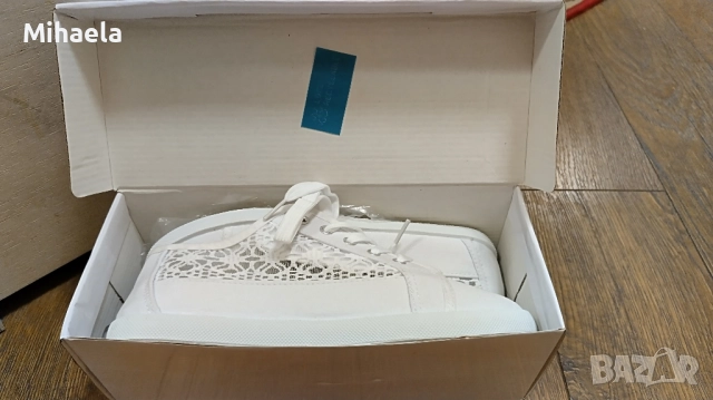 Бели платненки с дантела , н. 36, снимка 3 - Кецове - 51552656