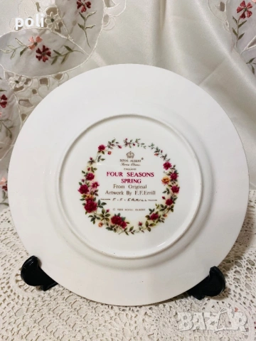 порцеланова чиния за стена , снимка 6 - Декорация за дома - 53207168