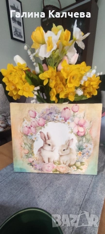Великденска декорация , снимка 5 - Декорация за дома - 53614029