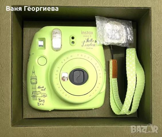  Дизайнерска Bulgari Моментна Камера/ Фотоапарат Fujifilm Instax  , снимка 1 - Фотоапарати - 48252933