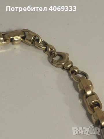 Златен ланец 37.03гр 14к 66см, снимка 6 - Колиета, медальони, синджири - 54175786