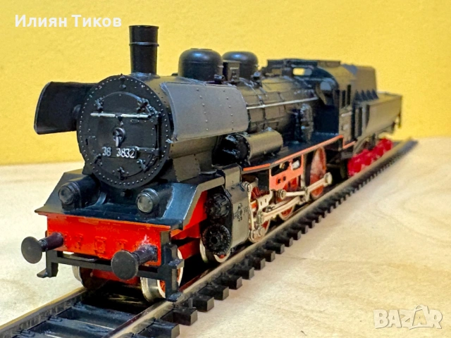 Парен локомотив Liliput BR 38 3832 H0 влак, влакче, piko roco, снимка 3 - Влакчета, самолети, хеликоптери - 54131720