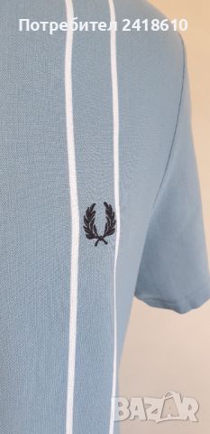 Fred Perry Pique Cotton Slim Mens Size 50/L НОВО! ОРИГИНАЛ! Мъжка Тениска!, снимка 8 - Тениски - 46218028