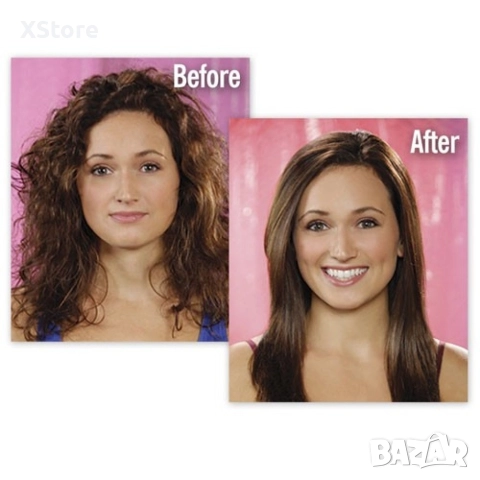 Четка за изправяне и изсушаване с LCD дисплей и 3D керамични цилиндри TV51, снимка 6 - Фризьорски принадлежности - 52595191