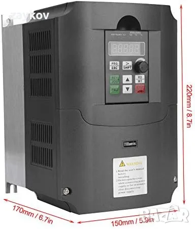 Честотен преобразувател NFLIXIN, 220VAC вход, 3-фазен изход 30VAC, 7,5kW, снимка 2 - Други машини и части - 49817121