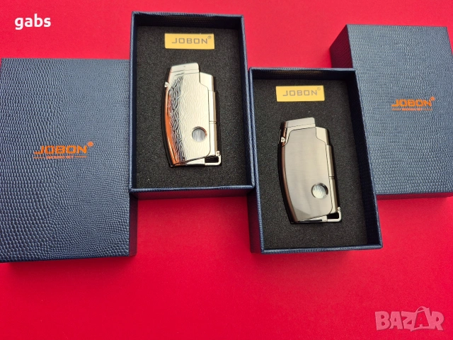Газова запалка за пури JOBON,два цвята D-0650, снимка 2 - Запалки - 53113983