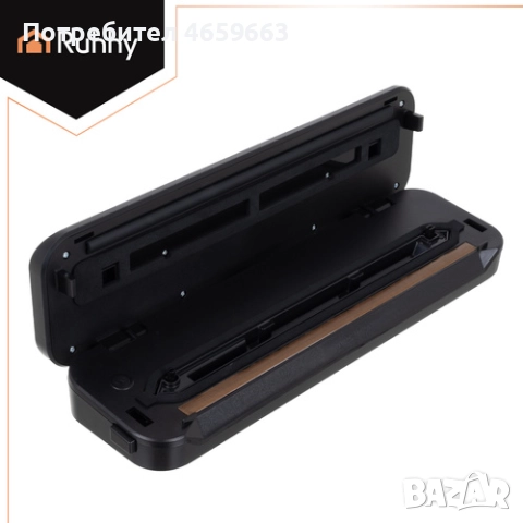 Вакуумна машина за запечатване на храна RUHHY 80 kPa, Вграден нож, 10 торбички, снимка 15 - Други - 52546920