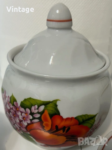 Съветски порцеланов сервиз за чай / кафе , снимка 4 - Сервизи - 54086638