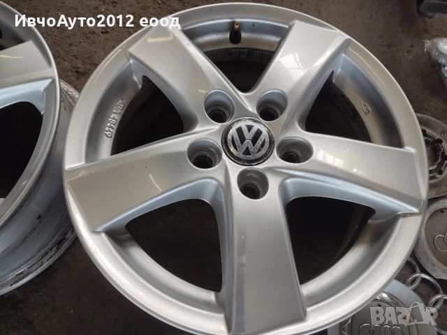 Джанти алуминиеви 15 VW SEAT SKODA AUDI, снимка 5 - Гуми и джанти - 52141669