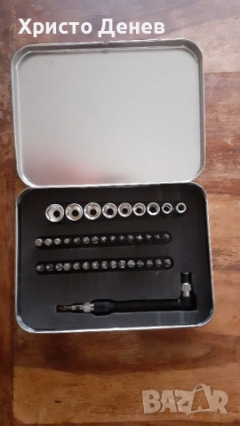 гедоре в метална кутия, чисто ново, надеждно и качествено, 40 части