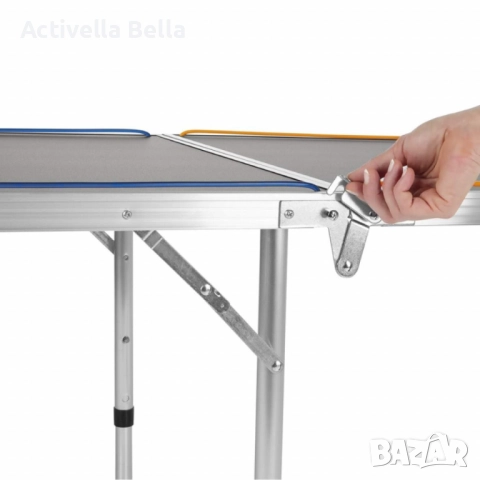 MAXXMEE LED Beer Pong маса – парти маса с LED осветление, сгъваема и регулируема по височина, снимка 5 - Други спортове - 52533410