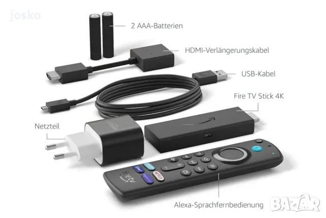 Fire TV Stick 4K, снимка 2 - Плейъри, домашно кино, прожектори - 50415741