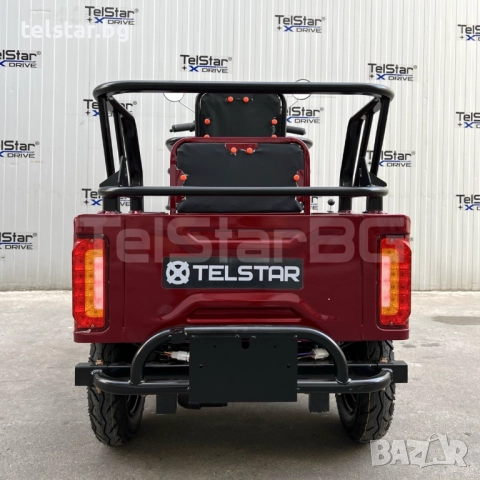 Електрическа триколка 005 двуместна с карго отделение 1500W Нов модел 2025, високопроизводителни бат, снимка 3 - Мотоциклети и мототехника - 52407283