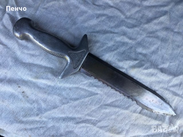 стар водолазен нож - MADE IN HUNGARY, снимка 1 - Ножове - 46403255