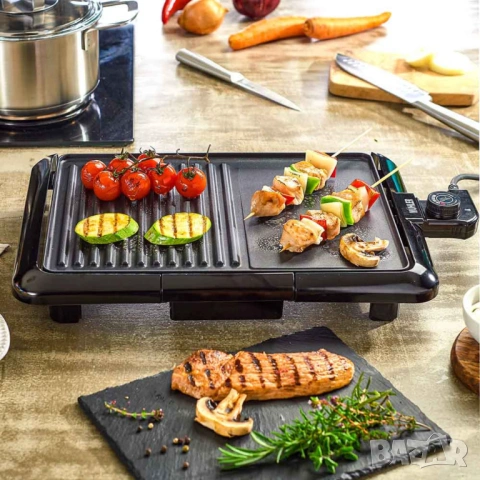 Бездимна електрическа скара Muhler, мраморно покритие