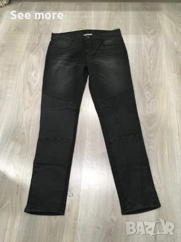 PINKO дамски дънки с естествена кожа US28, снимка 10 - Дънки - 52101654