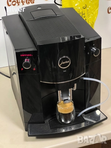 Кафемашина кафе автомат JURA D60 с гаранция, снимка 6 - Кафемашини - 51503779