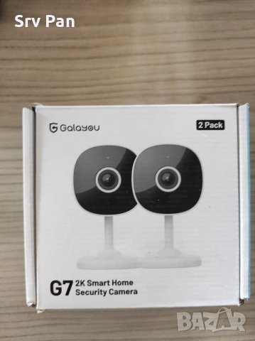 Камери комплект 2 бр. G7 2K Smart Home Security Camera, снимка 1 - Камери - 45326618