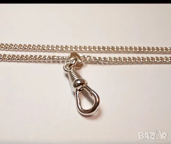 Сребърен синджир с класическа плетка (Forzentina) 150см., снимка 3 - Колиета, медальони, синджири - 49924163