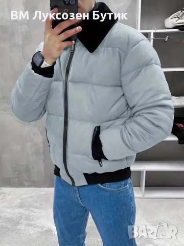 ❄️ Мъжко Луксозно Яке с Пух – За Изискан Мъж, снимка 4 - Якета - 52536662