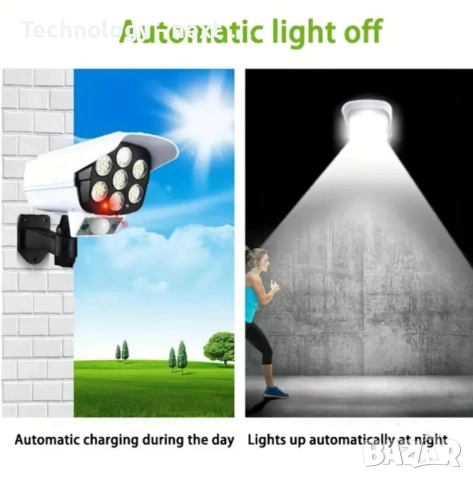 Соларна Лампа Камера с дистанционно 180W Мощност 77LED, снимка 10 - Соларни лампи - 52643674