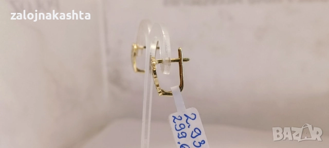 Нови Златни обеци-2,93гр/14кр, снимка 4 - Обеци - 52987253