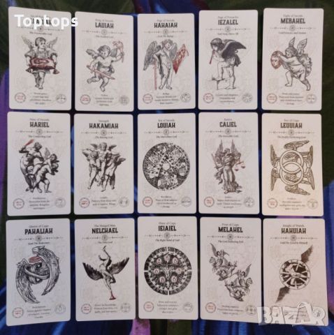 Ангелски таро карти:Angel Tarot & Occult Tarot&Influence of the Angels, снимка 4 - Карти за игра - 45280262