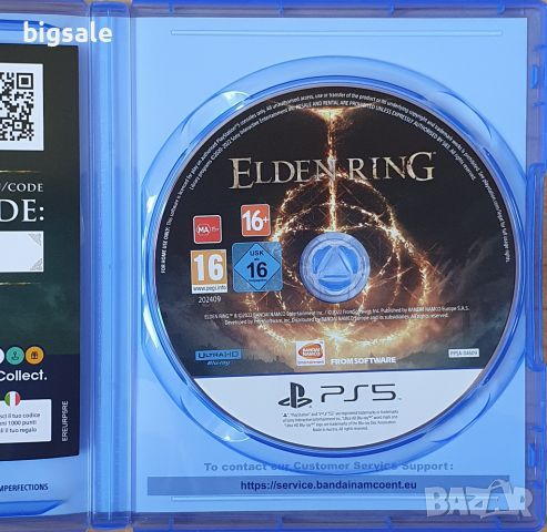 Перфектен диск с игра Elden Ring PS5 Playstation 5 Плейстейшън, снимка 3 - Игри за PlayStation - 45216447