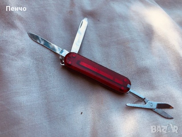 старо ножче 350 "VICTORINOX" с фенерче - мини, снимка 13 - Ножове - 46271303