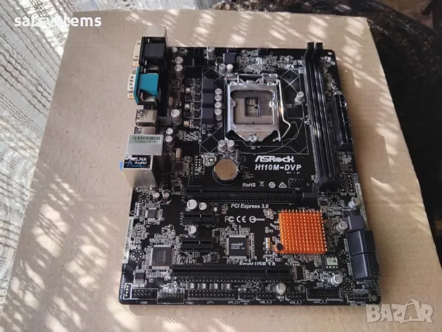 Дънна платка ASRock H110M-DVP Socket LGA1151, снимка 3 - Дънни платки - 49394768