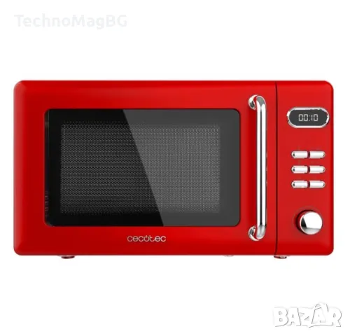 Микровълнова фурна с грил Cecotec ProClean 5110 Retro Red 20L, 700W, снимка 1
