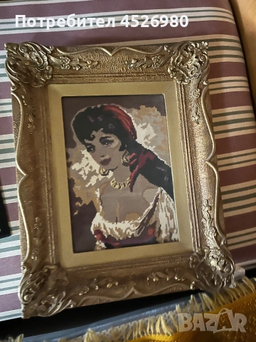 Ръчно шити гоблени с рамки