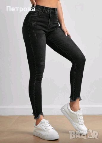 Дънки висока талия С размер 