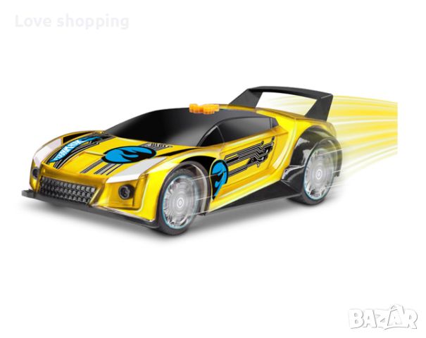 HOT WHEELS Кола Hyper Racer Quick  N'Sik звук и светлина 51197, снимка 2 - Коли, камиони, мотори, писти - 46265071