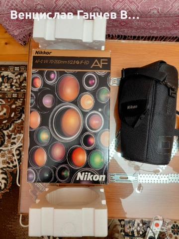 Кутия и калъф, чанта за Nikon AF-S Nikkor 70-200mm f/2.8G ED VR, снимка 4 - Чанти, стативи, аксесоари - 53365766