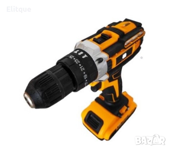 Ударна машина за пробиване и завинтване, 2 батерии 24 V, зарядно устройство, включени 30 аксесоара, , снимка 3 - Друга електроника - 52855055