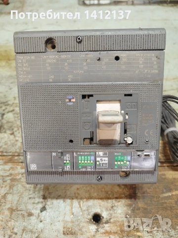 Продавам мощен триполюсен автоматичен прекъсвач с лят корпус ABB SACE Tmax XT2N 160., снимка 2 - Резервни части за машини - 53482021