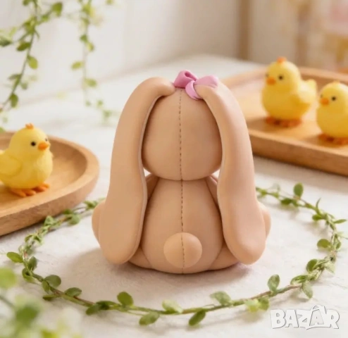 Молд зайче с дълги уши (7), снимка 5 - Форми - 53159675