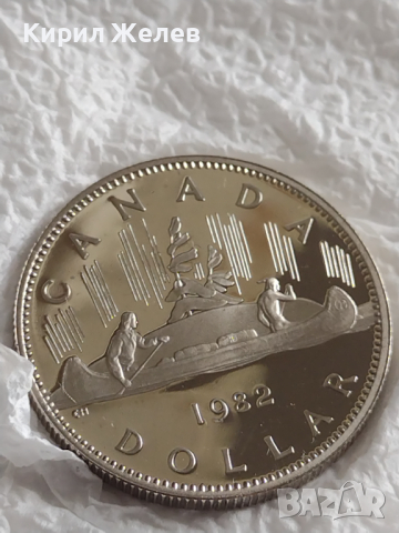 Лот монети 6 броя Канадски долари, центове непипани мат гланц перфектно състояние 42636, снимка 2 - Нумизматика и бонистика - 45021042