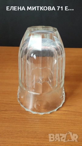 Масивна и дебелостенна кристална ваза, снимка 6 - Вази - 53058169