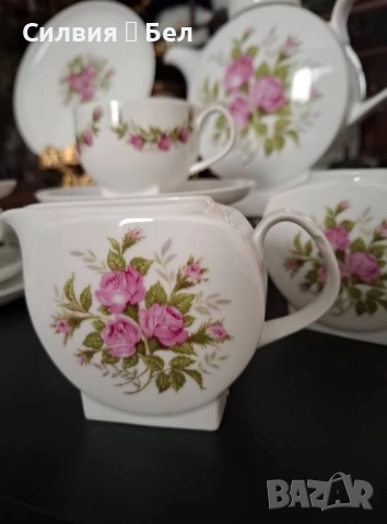Сервиз за кафе- ретро порцелан , снимка 10 - Сервизи - 51627078