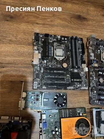 Голям Лот компютърни компоненти за ремонт, снимка 2 - Дънни платки - 53365003