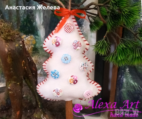 Коледни елхички, снимка 2 - Декорация за дома - 52321141